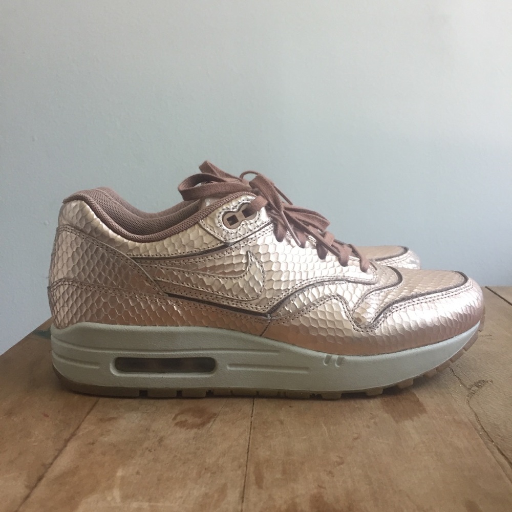 NIKE airmax 1 red bronze 7.5W